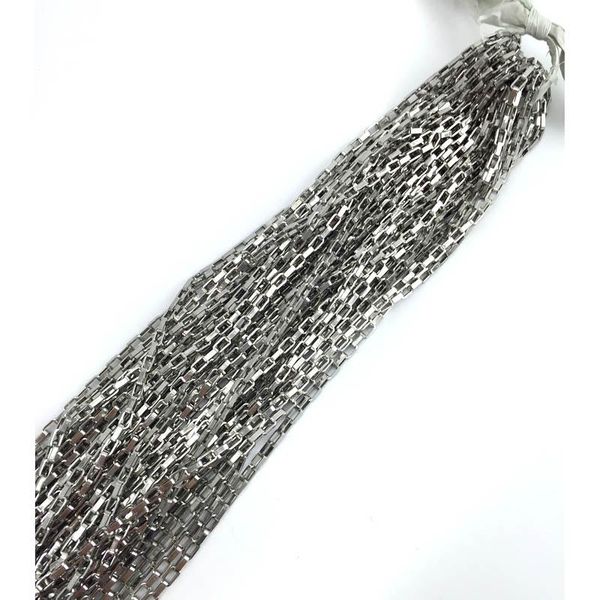 100meters in a roll necklace stainless steel 1.5mm long box chains fashion fittingswholesale 1.5longbox, Silver
100meters in a roll necklace stainless steel 1.5mm long box chains fashion fittingswholesale 1.5longbox, Silver