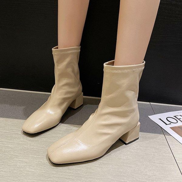 pupuda platform boots women new slip on ankle boots for women korean casual leather chunky female 2020, Black
pupuda platform boots women new slip on ankle boots for women korean casual leather chunky female 2020, Black