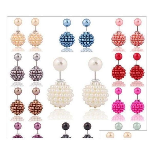 pretty earings for woman girls brand new korean double pearl beads clay crystal ball brand new fashion two ends pearl studs earring 9xwbw, Silver
pretty earings for woman girls brand new korean double pearl beads clay crystal ball brand new fashion two ends pearl studs earring 9xwbw, Silver