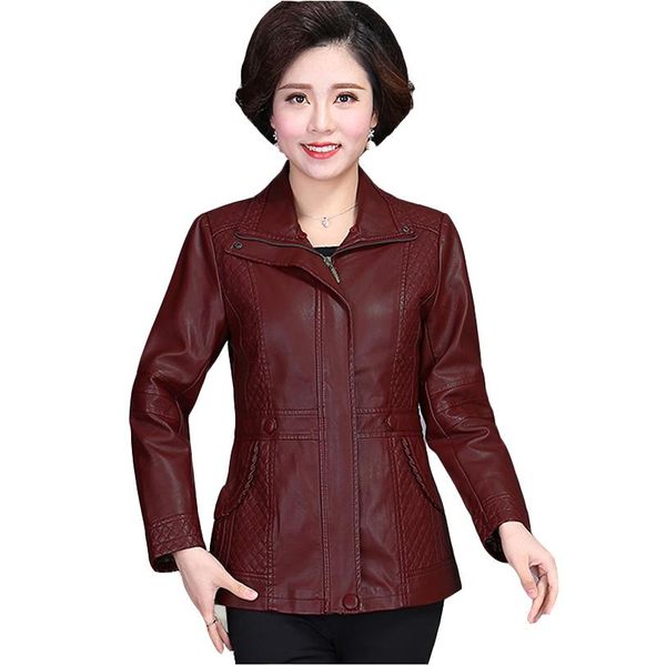 women's leather & faux plus size pu square collar jacket fashion medium long loose zip sleeve jackets overcoat, Black
women's leather & faux plus size pu square collar jacket fashion medium long loose zip sleeve jackets overcoat, Black