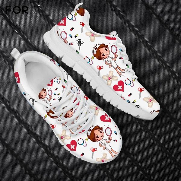 forudesigns nursing shoes for women cartoon nurse pattern woman's flats shoes breath lace up sneakers casual white ladies shoe 1006, Black;white
forudesigns nursing shoes for women cartoon nurse pattern woman's flats shoes breath lace up sneakers casual white ladies shoe 1006, Black;white