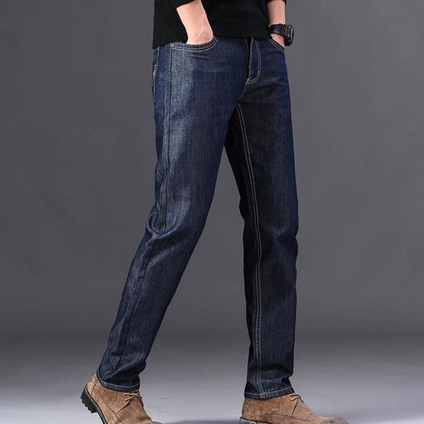 men's jeans pantalon homme winter warm thicken fleece lined stretch thick velvet plus size 42 men, Blue
men's jeans pantalon homme winter warm thicken fleece lined stretch thick velvet plus size 42 men, Blue