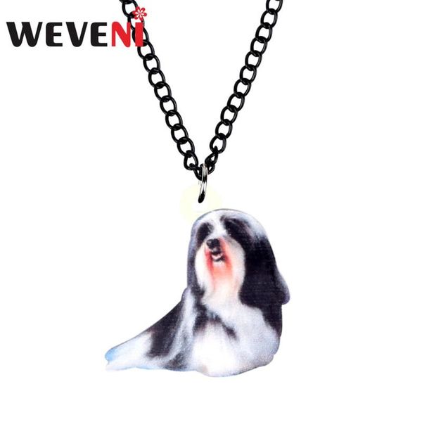 pendant necklaces weveni acrylic sweet havanese dog necklace chain animal pets jewelry for women girls teen kid 2021 party gifts accessory, Silver
pendant necklaces weveni acrylic sweet havanese dog necklace chain animal pets jewelry for women girls teen kid 2021 party gifts accessory, Silver