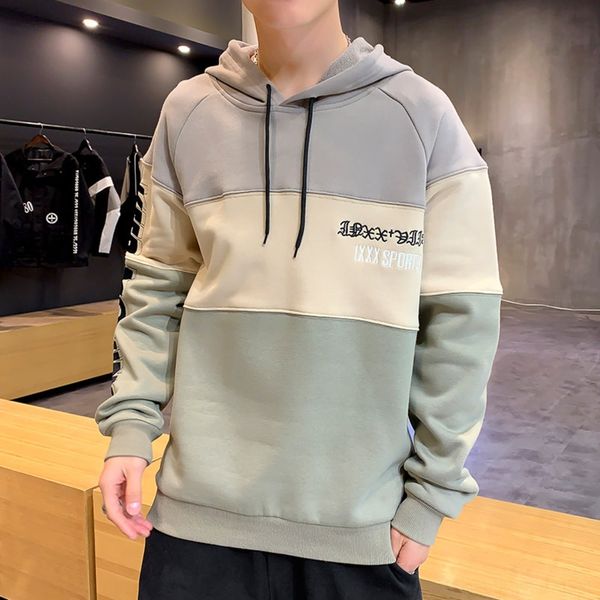 fn5bs spring neck casual long-sleeved 2020 trendy sportswear sweater new men's hooded men's round sweater sportswear fzv76, Black
fn5bs spring neck casual long-sleeved 2020 trendy sportswear sweater new men's hooded men's round sweater sportswear fzv76, Black