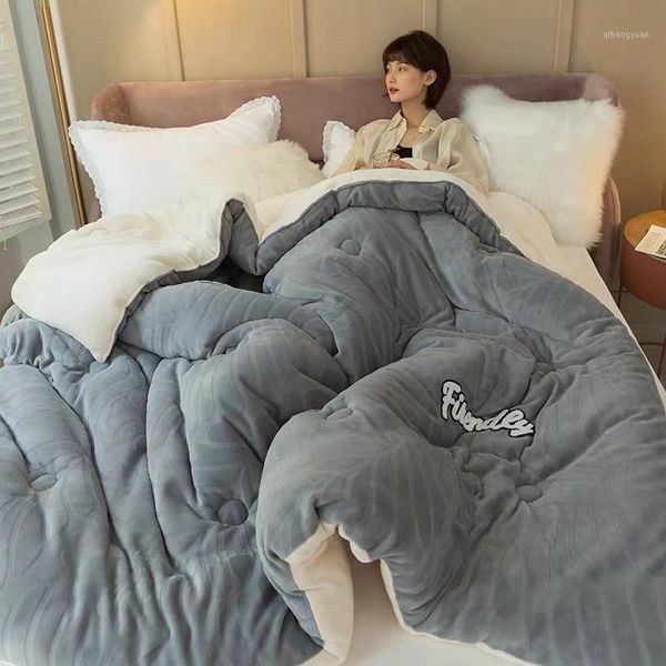 milk velvet fabric thicken warm winter quilt comforter duvet blanket twin king queen size single double comfortable soft quilted1
milk velvet fabric thicken warm winter quilt comforter duvet blanket twin king queen size single double comfortable soft quilted1