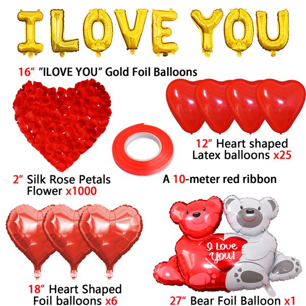 16inch gold love letter foil balloons heart baloon hanging rose bear gift for engagement wedding decoration valentines day decor
16inch gold love letter foil balloons heart baloon hanging rose bear gift for engagement wedding decoration valentines day decor