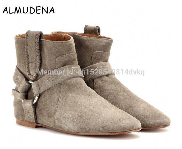 boots round toe women cool street style ankle booties suede rome designed short height increasing spring autumn woman shoes, Black
boots round toe women cool street style ankle booties suede rome designed short height increasing spring autumn woman shoes, Black