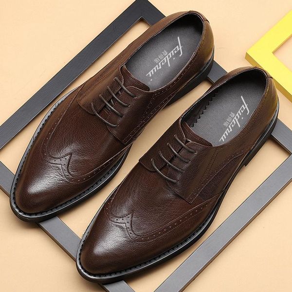 british vintage man handmade carved party wedding shoes retro genuine leather men's pointed toe laces wingtip brogue flats dx128, Black
british vintage man handmade carved party wedding shoes retro genuine leather men's pointed toe laces wingtip brogue flats dx128, Black