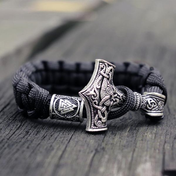 mens viking mjolnir leather bracelet thor hammer wristband norse mythology runes amulet jewelry, Golden;silver 
mens viking mjolnir leather bracelet thor hammer wristband norse mythology runes amulet jewelry, Golden;silver
