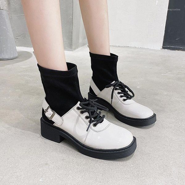 boots cootelili women ankle round toe 4.5cm heel buckle and lace up shoes for woman non-slip black white 35-391
boots cootelili women ankle round toe 4.5cm heel buckle and lace up shoes for woman non-slip black white 35-391