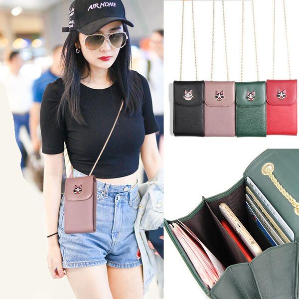 2020 summer new bag genuine leather women mini shoulder bags leather wallet small versatile luxury ladies chain mobile phone bag
2020 summer new bag genuine leather women mini shoulder bags leather wallet small versatile luxury ladies chain mobile phone bag