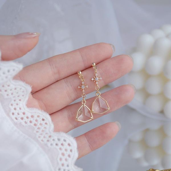 shiny side new accessories crystal stud earrings for women fashion jewelry simple style glass triangle long earrings, Golden;silver
shiny side new accessories crystal stud earrings for women fashion jewelry simple style glass triangle long earrings, Golden;silver