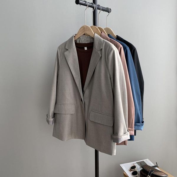 mooirue весна женщины blazer куртка v шеи сплошной цвет розовый синий черный серый одной кнопки blazer coat, White;black
mooirue весна женщины blazer куртка v шеи сплошной цвет розовый синий черный серый одной кнопки blazer coat, White;black