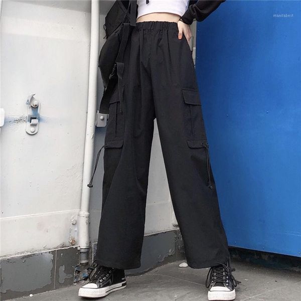 big pockets cargo pants women high waist loose streetwear pant baggy tactical trouser hip hop joggers1, Black;white
big pockets cargo pants women high waist loose streetwear pant baggy tactical trouser hip hop joggers1, Black;white