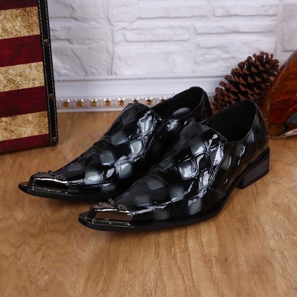 christia bella fashion large size metal pointed toe male business formal shoes handmade genuine leather man british style shoes, Black
christia bella fashion large size metal pointed toe male business formal shoes handmade genuine leather man british style shoes, Black