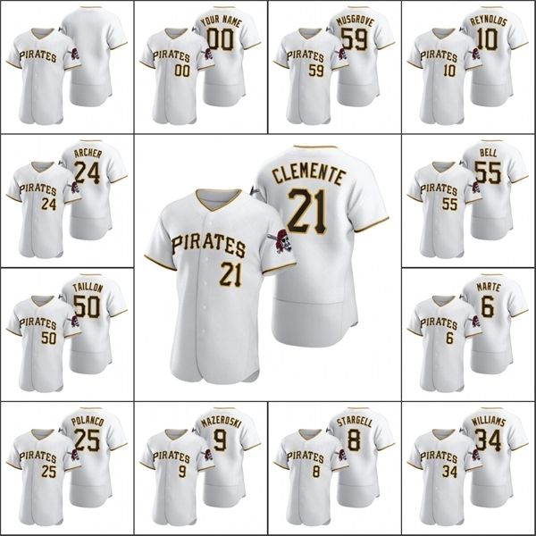pittsburgh\rpirates men #24 chris archer 55 josh bell 10 bryan reynolds 8 willie stargell custom women youth white 2020 authentic jersey, Blue;black
pittsburgh\rpirates men #24 chris archer 55 josh bell 10 bryan reynolds 8 willie stargell custom women youth white 2020 authentic jersey, Blue;black