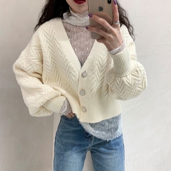 9gphe single-breasted sleeve knitted korean women's early sweater sweater cardigan style coat lantern new lantern v-neck lazy autumn sh, White;black
9gphe single-breasted sleeve knitted korean women's early sweater sweater cardigan style coat lantern new lantern v-neck lazy autumn sh, White;black