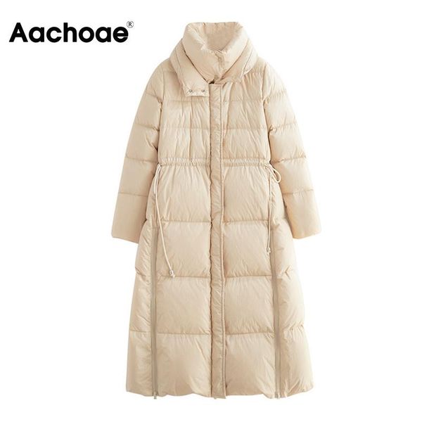 aachoae parka women solid color thick long padded jacket female winter long sleeve elastic waist warm coat parkas mujer 2020, Black
aachoae parka women solid color thick long padded jacket female winter long sleeve elastic waist warm coat parkas mujer 2020, Black