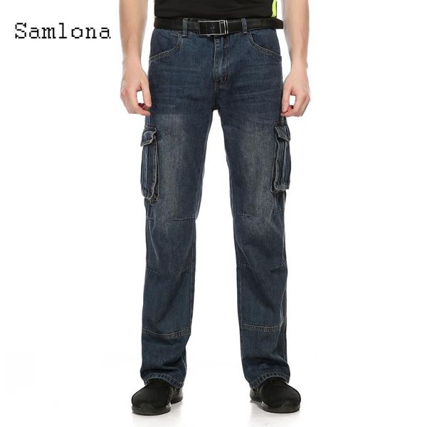 men's jeans samlona mens fashion straight denim pant male 2021 spring autumn pants streetwear blue pencil trousers
men's jeans samlona mens fashion straight denim pant male 2021 spring autumn pants streetwear blue pencil trousers
