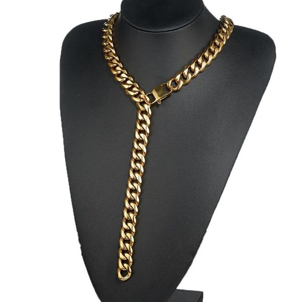 chains 2021 trend men curb cuban link necklace gold plated stainless steel jewelry as christmas gift, Silver
chains 2021 trend men curb cuban link necklace gold plated stainless steel jewelry as christmas gift, Silver