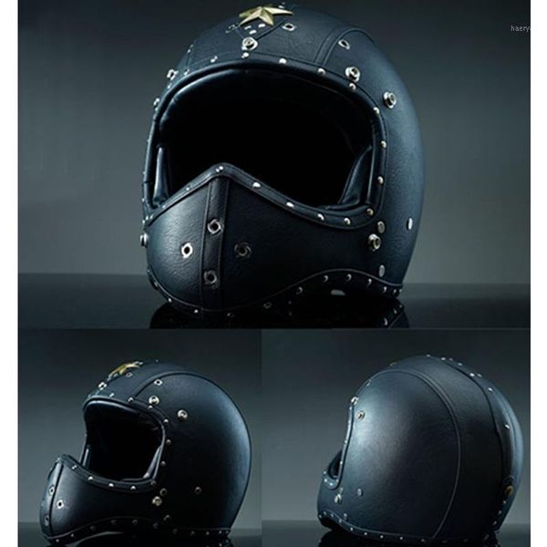 vintage pu leather full face motorcycle helmet motocross riding moto retro style helmets dot approved 6 color cascos para1
vintage pu leather full face motorcycle helmet motocross riding moto retro style helmets dot approved 6 color cascos para1