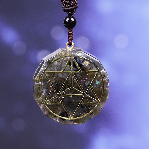orgonite pendant orgon aura labradorite amulet converter energy yoga necklace gift 0927, Silver
orgonite pendant orgon aura labradorite amulet converter energy yoga necklace gift 0927, Silver