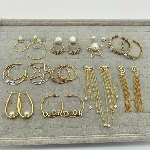 dijia high version earrings d family letter cd wheat ear simple fashion wind star full diamond earrings female, Golden
dijia high version earrings d family letter cd wheat ear simple fashion wind star full diamond earrings female, Golden
