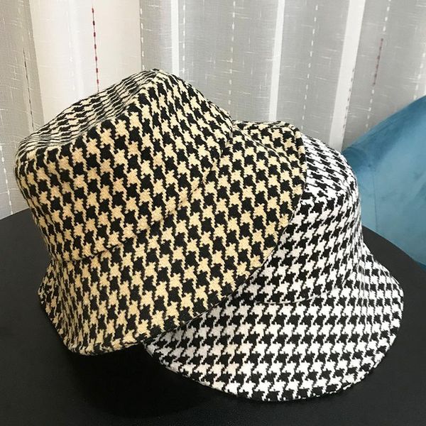 bucket hats women's autumn and winter korean retro classic houndstooth striped big brim hat girls cotton warm hip hop accessory, Blue;gray
bucket hats women's autumn and winter korean retro classic houndstooth striped big brim hat girls cotton warm hip hop accessory, Blue;gray