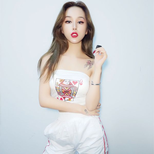 jazz stage costume female outfit women modern dance suit hip hop loose nightclub dj ds dancer performance clothing, Black;red
jazz stage costume female outfit women modern dance suit hip hop loose nightclub dj ds dancer performance clothing, Black;red