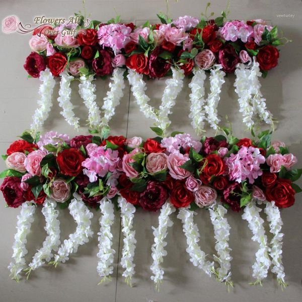 decorative flowers & wreaths all over gulf artificial arch row silk green leaves rose road lead for wedding table and backdrop decorations1
decorative flowers & wreaths all over gulf artificial arch row silk green leaves rose road lead for wedding table and backdrop decorations1