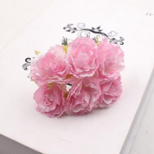 6pcs/lot artificial flowers silk rose flower bouquet for wedding home decoration diy craft wreath gift scrapbooking acc jllzhx
6pcs/lot artificial flowers silk rose flower bouquet for wedding home decoration diy craft wreath gift scrapbooking acc jllzhx