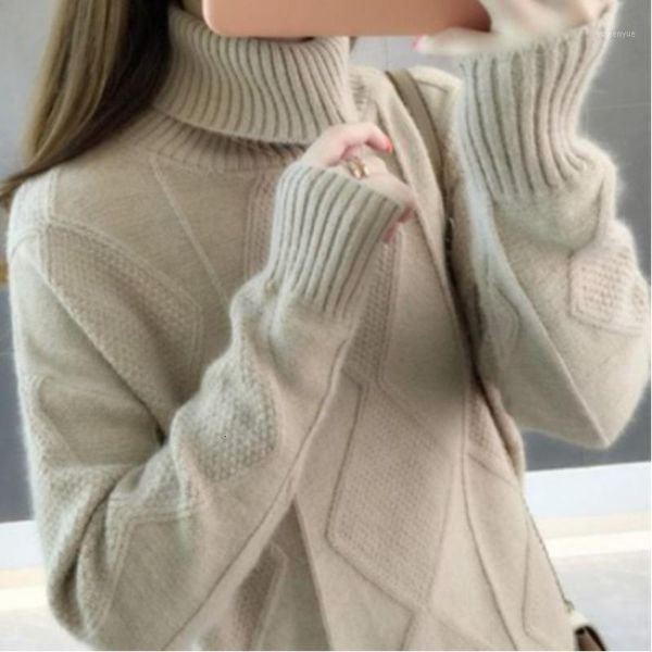 autumn winter clothes pullover female loose knitted sweater women knit pull femme jumper turtleneck jersey mujer fall tricot1, White;black
autumn winter clothes pullover female loose knitted sweater women knit pull femme jumper turtleneck jersey mujer fall tricot1, White;black