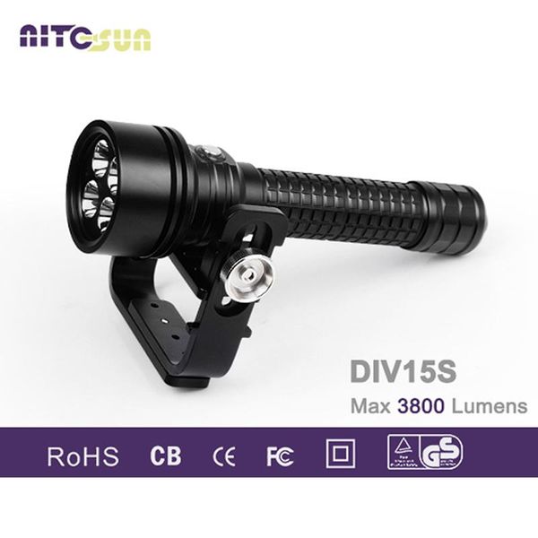 nitesun div15s diving torch 4* v3 6500k leds max 3800 lumen underwater 150 meter waterproof dive handheld light
nitesun div15s diving torch 4* v3 6500k leds max 3800 lumen underwater 150 meter waterproof dive handheld light