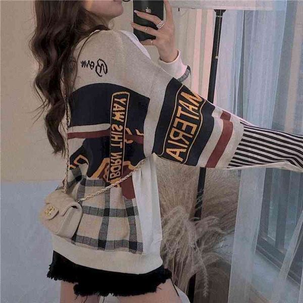 round neck sweatshirt womens tide autumn student girlfriends loose korean version autumn tide plus velvet hoodies, Black 
round neck sweatshirt womens tide autumn student girlfriends loose korean version autumn tide plus velvet hoodies, Black