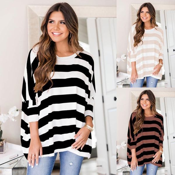 black white striped long sleeve t-shirts women casual oversized t shirt bat sleeve vintage bat tee 1
black white striped long sleeve t-shirts women casual oversized t shirt bat sleeve vintage bat tee 1