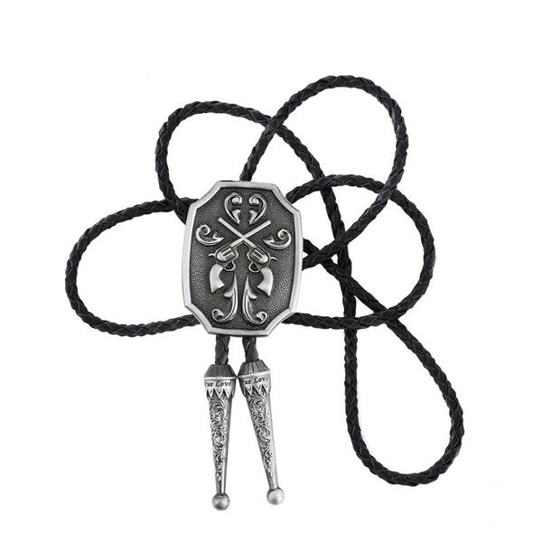 cowboy west bolo te two guns zinc alloy leather tie for men and women novelty gifts, Blue;purple
cowboy west bolo te two guns zinc alloy leather tie for men and women novelty gifts, Blue;purple