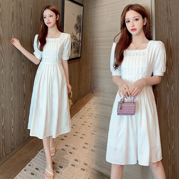 vuu18 vcd7k dress summer 2020 new white women's love puffs dressxia ji qunsweet french square collar bubble sleeve pleated skirt first, Black;gray
vuu18 vcd7k dress summer 2020 new white women's love puffs dressxia ji qunsweet french square collar bubble sleeve pleated skirt first, Black;gray