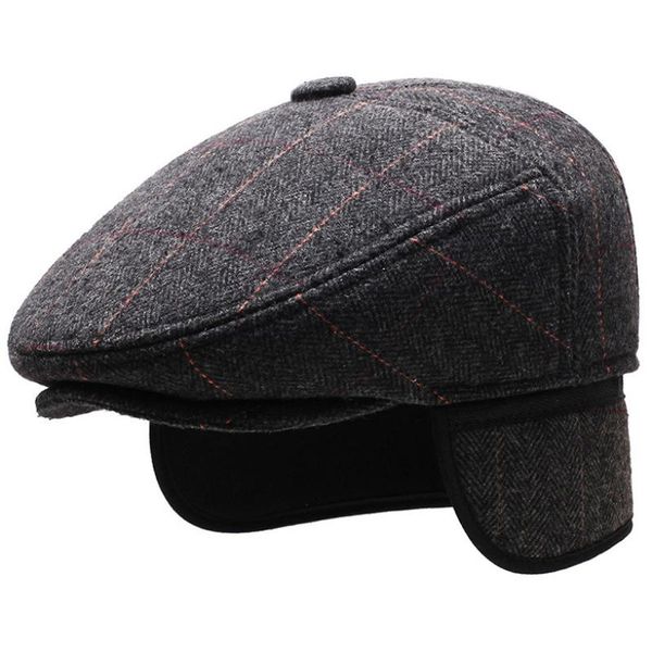berets ht3510 beret cap thick warm autumn winter hat men ivy sboy flat elder man plaid dad with ear flap male for, Blue;gray
berets ht3510 beret cap thick warm autumn winter hat men ivy sboy flat elder man plaid dad with ear flap male for, Blue;gray