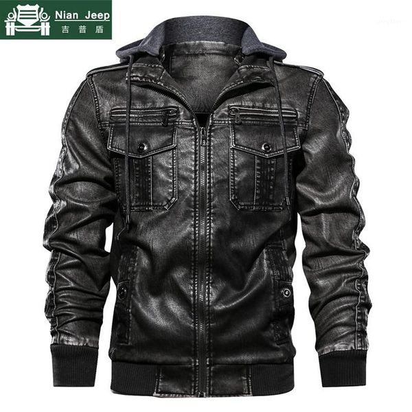 autumn winter hooded leather jacket men motorcycle pu leather coats male euro size men jackets and coats dropshipping1, Black
autumn winter hooded leather jacket men motorcycle pu leather coats male euro size men jackets and coats dropshipping1, Black