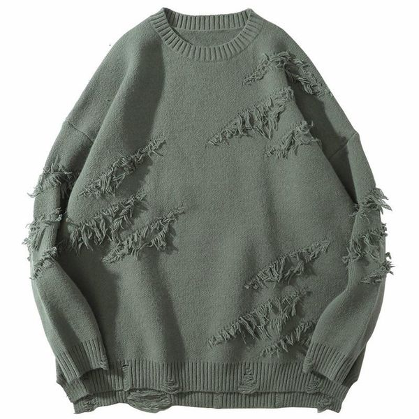 hip hop streetwear knitted sweater 2021 men vintage retro plain ripped sweater pullover cotton harajuku casual loose, White;black
hip hop streetwear knitted sweater 2021 men vintage retro plain ripped sweater pullover cotton harajuku casual loose, White;black