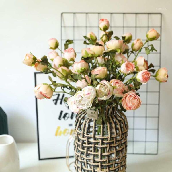 single branch artificial rose silk cloth flowers 5 heads rose fake flowers romantic home party wedding room diy decoration1
single branch artificial rose silk cloth flowers 5 heads rose fake flowers romantic home party wedding room diy decoration1
