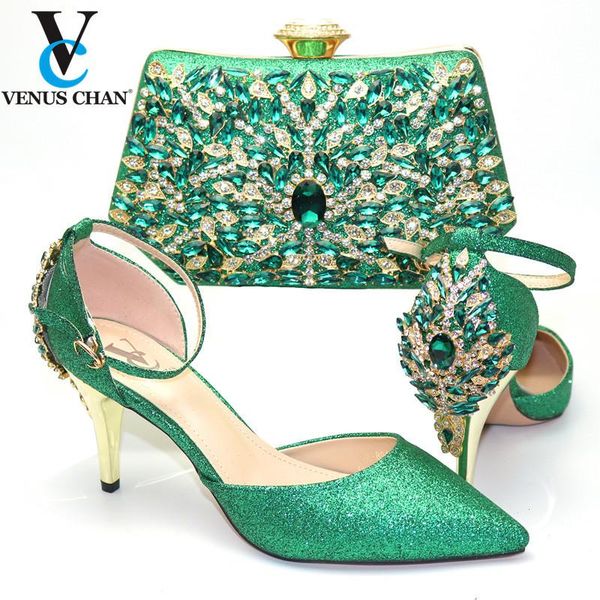 green nigerian 2020 special design ladies matching shoe and bag material with pu italian shoes and bags set for party women shoe, Black
green nigerian 2020 special design ladies matching shoe and bag material with pu italian shoes and bags set for party women shoe, Black
