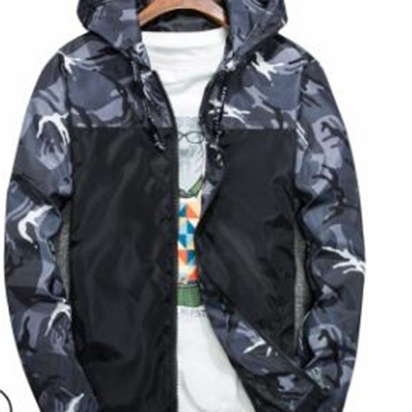 men's wear casual camouflage jacket. of slim 2019 handsome spring autumn casual solid color large size baseball clothes, Gray
men's wear casual camouflage jacket. of slim 2019 handsome spring autumn casual solid color large size baseball clothes, Gray