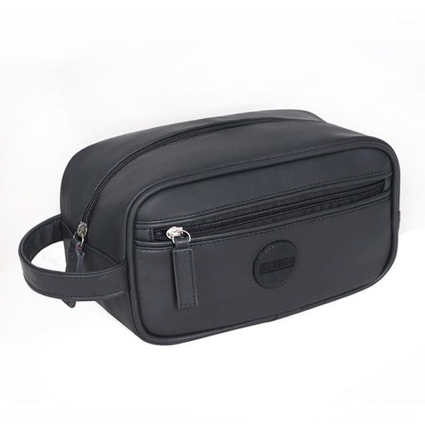 black travel cosmetic bag waterproof pu leather bag for toiletries makeup organizer women men make up bags new1
black travel cosmetic bag waterproof pu leather bag for toiletries makeup organizer women men make up bags new1