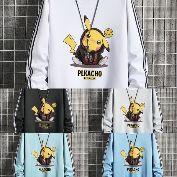 k37fx 2020 spring and autumn loose youth men's student new t-shirt sweatersweater sweater t-shirt korean style long sleeve trend for lo, Black
k37fx 2020 spring and autumn loose youth men's student new t-shirt sweatersweater sweater t-shirt korean style long sleeve trend for lo, Black