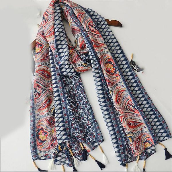 scarves ethnic fashion beach women soft print wraps western style female cashew shawls hair fringed neckerchief, Blue;gray
scarves ethnic fashion beach women soft print wraps western style female cashew shawls hair fringed neckerchief, Blue;gray
