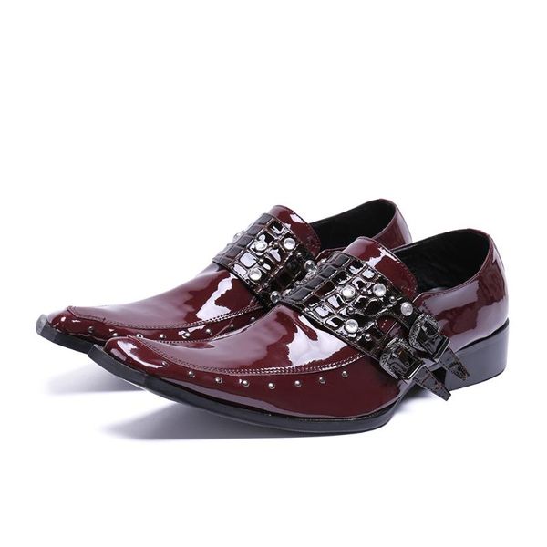 italian oxford fashion men dress shoes decor metal genuine leather man formal suit footwear with buckle business office shoes, Black
italian oxford fashion men dress shoes decor metal genuine leather man formal suit footwear with buckle business office shoes, Black