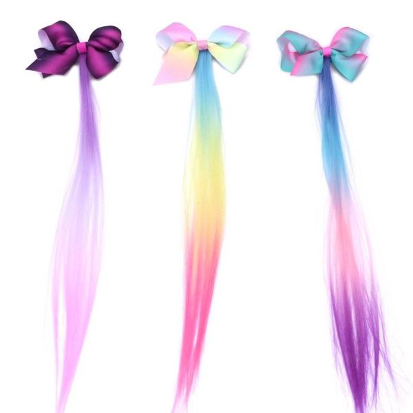 hair accessories 1pcs 2021 rainbow bow bows with clip band for kids girls tassel ponytail elastic, Slivery;white
hair accessories 1pcs 2021 rainbow bow bows with clip band for kids girls tassel ponytail elastic, Slivery;white