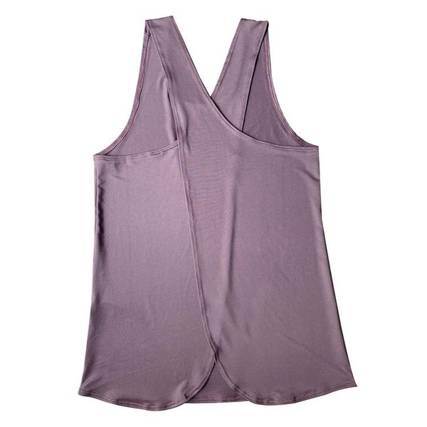 women sleeveless u-neck loose summer blouse cross vest fitness sports body breathable quick-drying shirt casual wear, White;black
women sleeveless u-neck loose summer blouse cross vest fitness sports body breathable quick-drying shirt casual wear, White;black