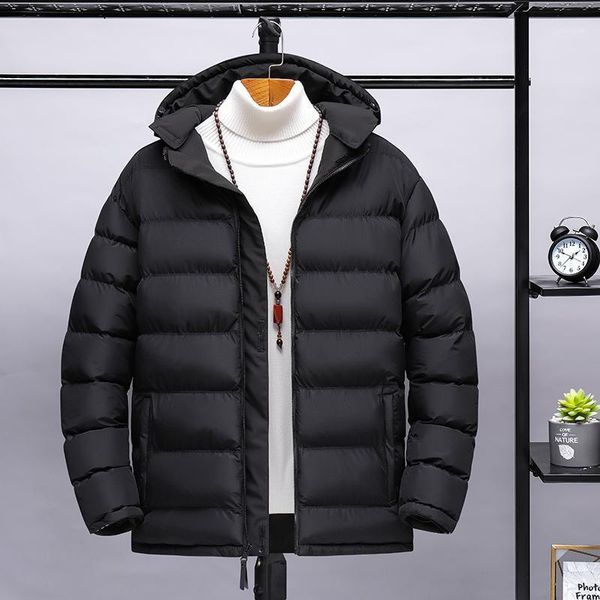 men 2021 winter new casual warm thick waterproof jacket parkas coat men's reversible jacket outwear windproof hat parkas1, Black
men 2021 winter new casual warm thick waterproof jacket parkas coat men's reversible jacket outwear windproof hat parkas1, Black